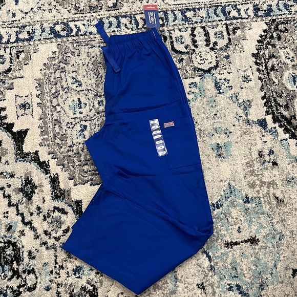 ⛔️SOLD⛔️ NWT Men Cherokee Workwear Blue Scrub Pants sz M - Picture 3 of 12